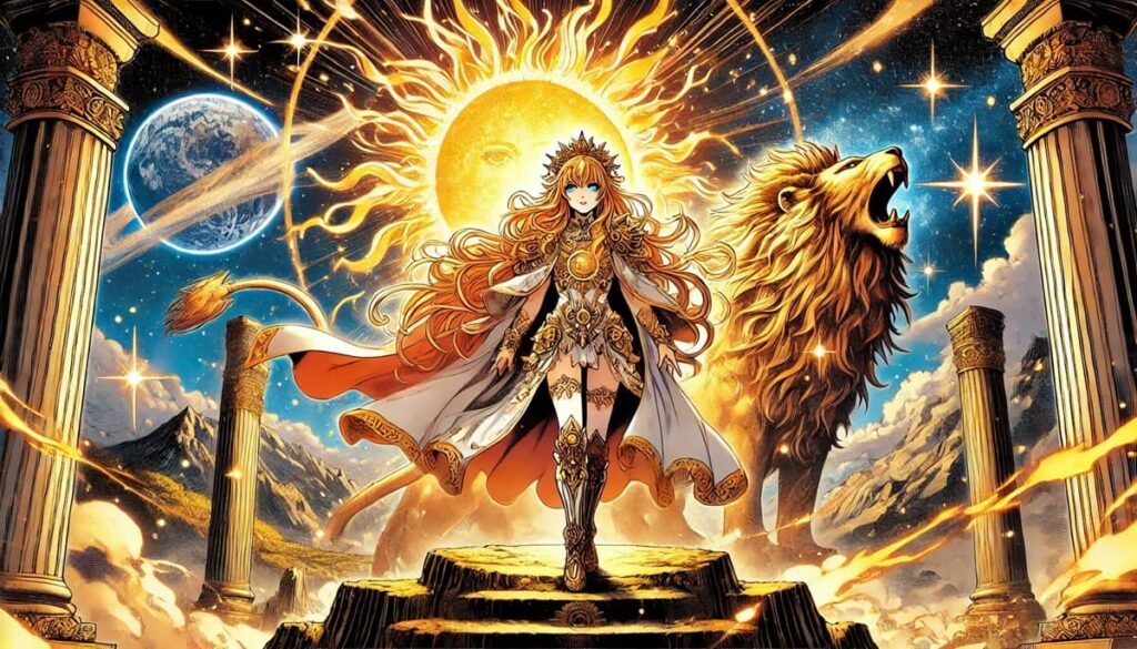 medio cielo en leo
