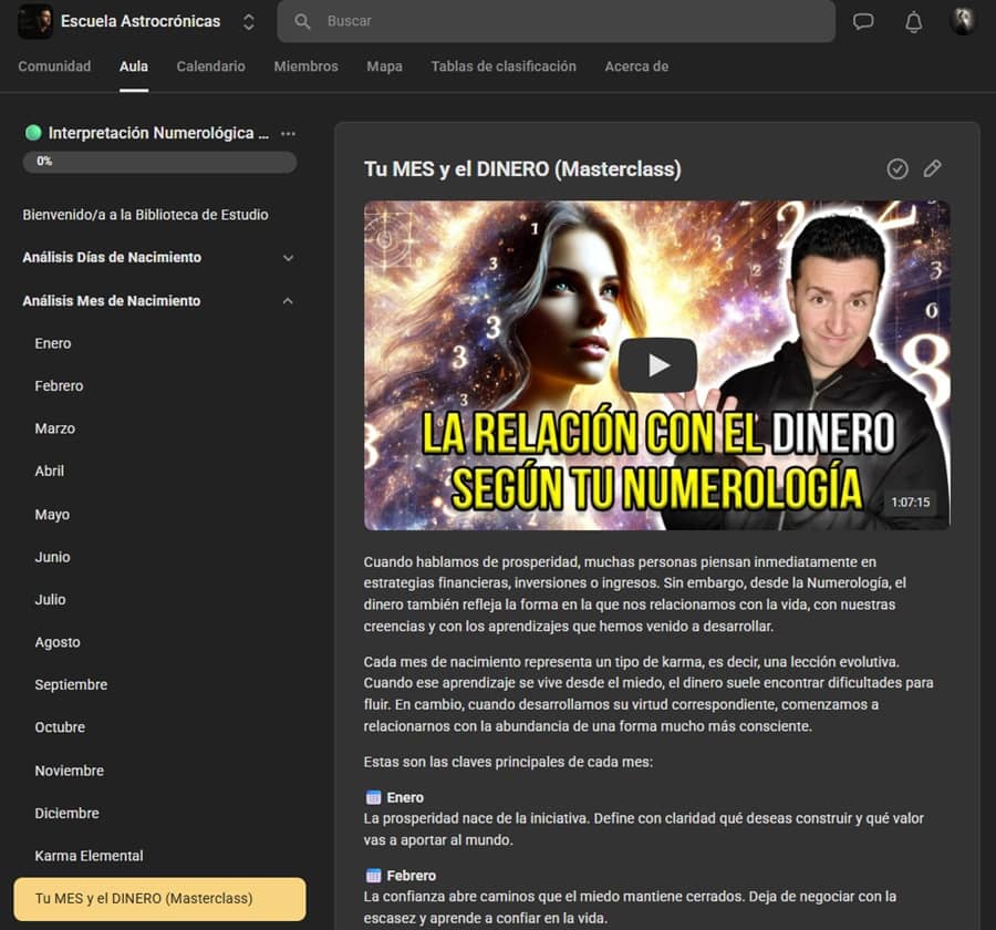 curso numerologia avanzada
